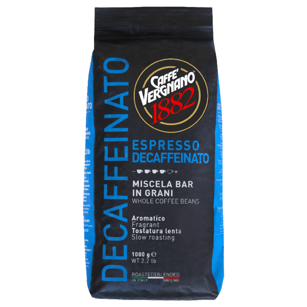 Caffè Vergnano 1882 Espresso Decaffeinato coffee beans - 1 kg