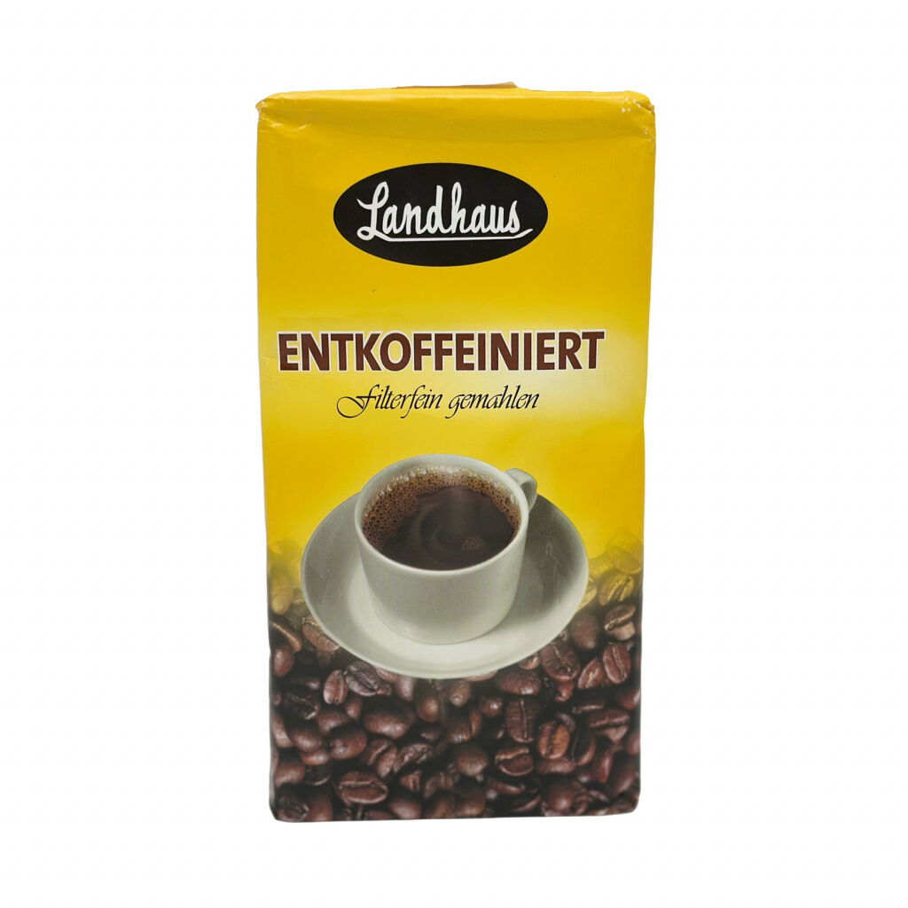 Landhaus Entkoffeiniert Decaf - ground coffee - 500 grams