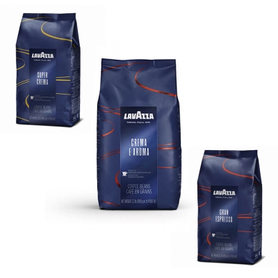 Lavazza Blue line tasting pack - coffee beans - 3 x 1 kilo