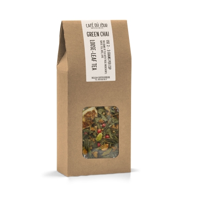 Green Chai - Green Tea 100 grams - Café du Jour loose tea