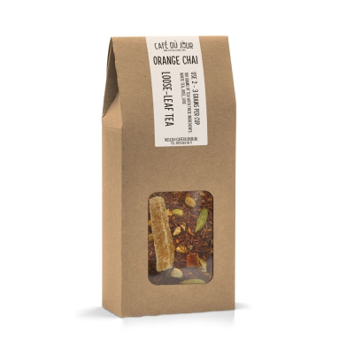 Orange Chai - rooibos tea 100 grams - Café du Jour loose tea