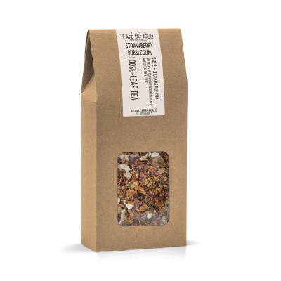 Strawberry Bubblegum - fruit tea 100 grams - Café du Jour Loose Tea