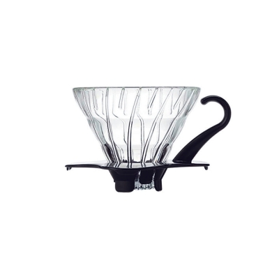 Hario V60 dripper - glass black - size 01