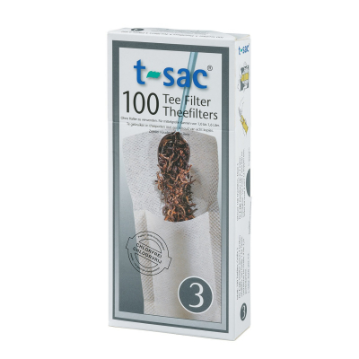 t-sac Tea filters No. 3 - for 100 x eight cups of tea