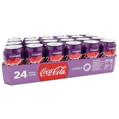 Coca Cola cherry 330 ml. / tray 24 cans