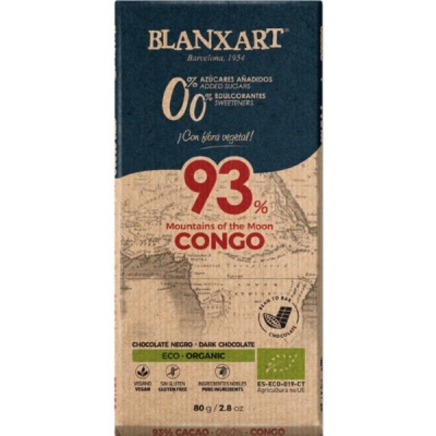 Blanxart - Congo 0.0% added sugars - 93% dark chocolate