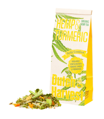 Hemp & Turmeric - Hemp & Kurkuma  50 gram - Organic- Dutch Harvest loose Tea 