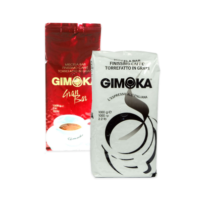Gimoka sample pack -  coffee beans - 2  x 1 KG 