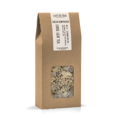 Green Gunpowder - green tea 100 grams - Café du Jour loose tea