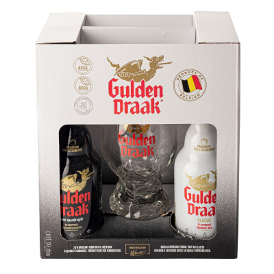 Gulden Draak Beer Gift package with free Glass