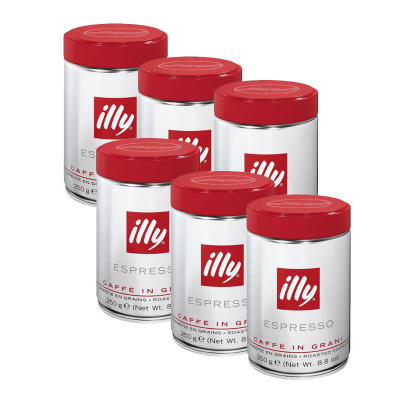 illy - Coffee beans - discount box Classico - Normal Roast Red - 6 x 250 gram