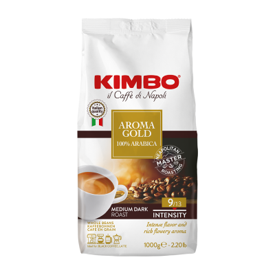 Kimbo Espresso Bar Aroma Gold Coffee beans 1KG