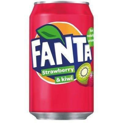 Fanta Strawberry/Kiwi 330 ml. / tray 24 cans (+ Dutch deposit)
