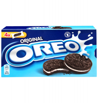 Oreo Original - Cocoa cookies with vanilla flavor cream filling - 176 grams