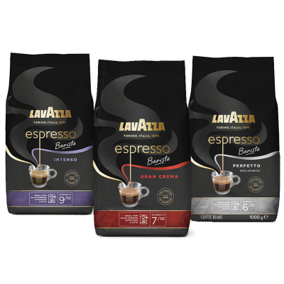 Lavazza Barista tasting pack - coffee beans - 3 x 1 kilo 