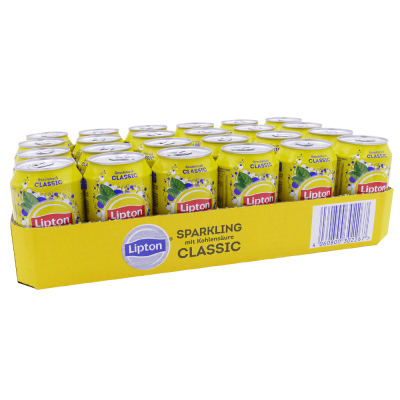Lipton Ice Tea Sparkling Classic 330 ml. / tray 24 cans 
