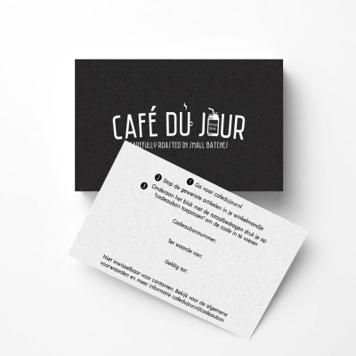 Café du Jour Gift Voucher by post
