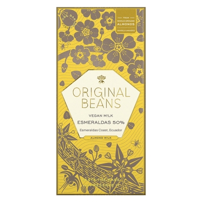 Original Beans - Esmeraldas Vegan Almond - 50% almond milk chocolate