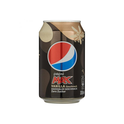 Pepsi Max Vanille 330 ml. / tray 24 Cans 