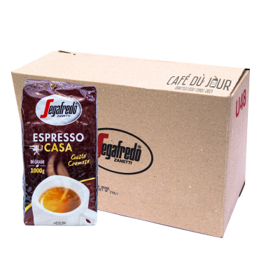 Segafredo Espresso Casa Coffee beans 8 x 1KG