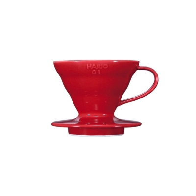 Hario V60 dripper - porcelain red - size 01