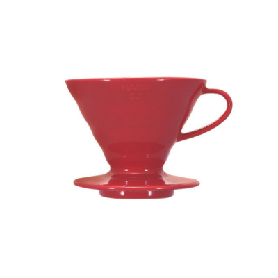 Hario V60 dripper - porcelain red - size 02