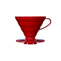 Hario V60 dripper - plastic red - size 02