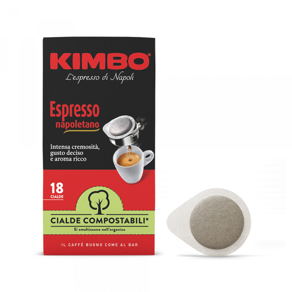 Kimbo ESE serving pods 'Espresso Napoletano' 18 servings 