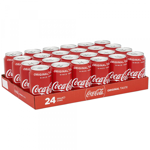Coca Cola 330 ml. / tray 24 cans 