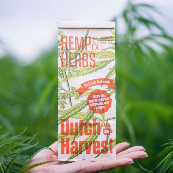 Hemp & Herbs - Hemp & Spice mix Tea 40 gram - Organic - Dutch Harvest loose tea