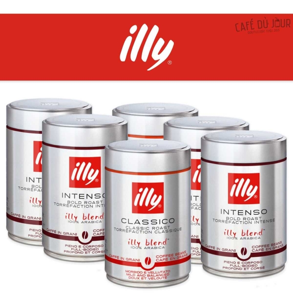 Unique Blended Package of illy coffee beans