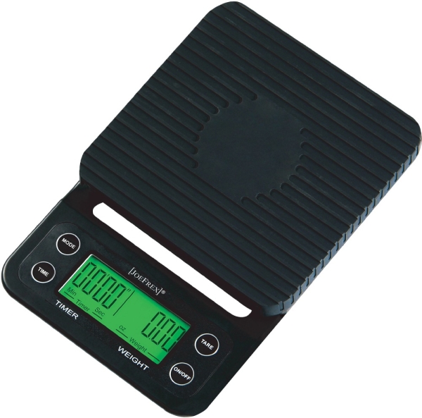 JoeFrex coffee scale - with timer - 0.1 to 5000 grams