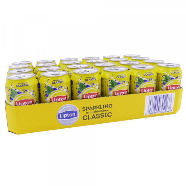 Lipton Ice Tea Sparkling Classic 330 ml. / tray 24 cans