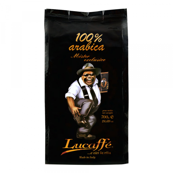 Lucaffé 100% arabica mister exclusive - koffiebonen - 700 gram