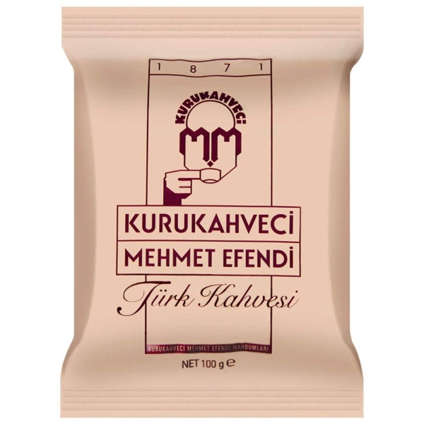 Turkse koffie Kurukahveci Mehmet Efendi 100 gram gemalen koffie