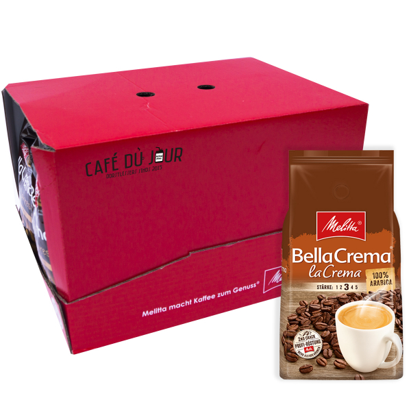 Melitta BellaCrema La Crema 8 kg koffiebonen VPE colli verpakkingseenheid