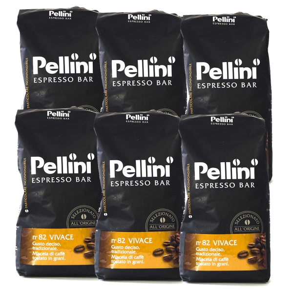 Pellini Espresso Bar No 82 Vivace 6 packs 