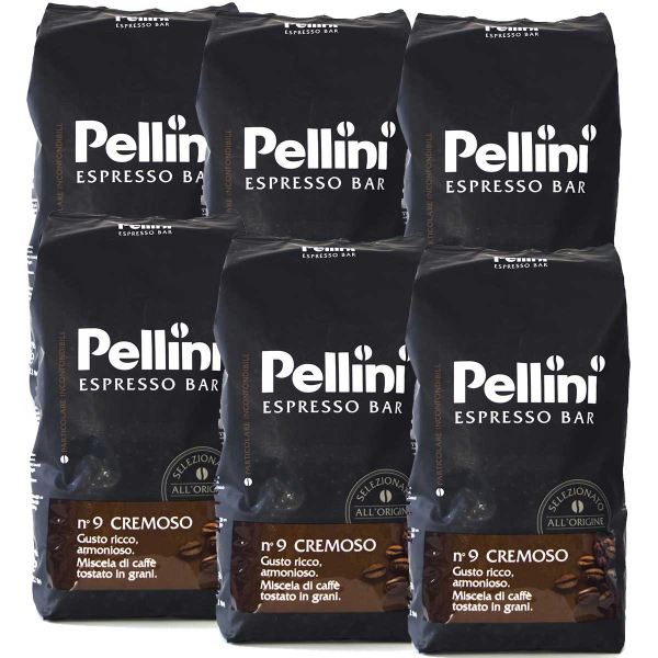 Pellini Espresso Bar No 9 Cremoso 6 packs 