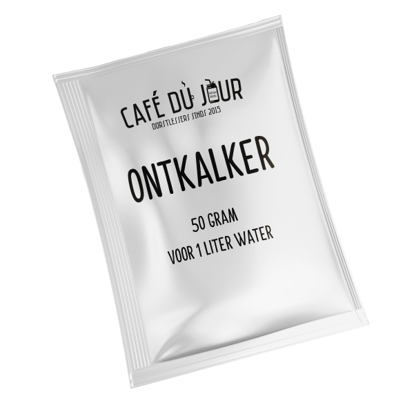 Café du Jour ontkalker 1x50 gram ontkalkingspoeder