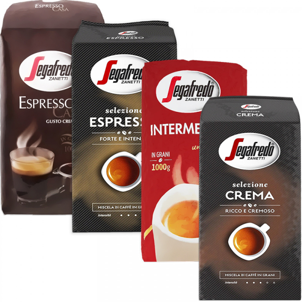 Segafredo preview package coffee beans 4 x 1KG