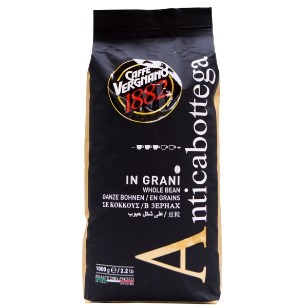 Caffè macinato Antica Bottega VERGNANO confezione da 250gr ARABICA 