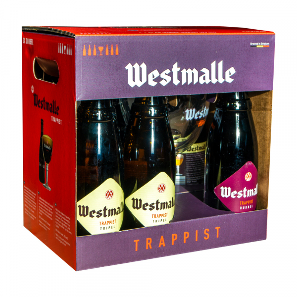 Westmalle Trappist geschenkverpakking met gratis glas