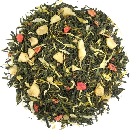 Café terrace at night - green tea 100 grams - Café du Jour loose tea