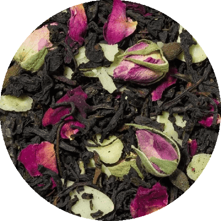 Marzipan Rose - Black Tea 100 grams - Café du Jour Loose Leaf Tea
