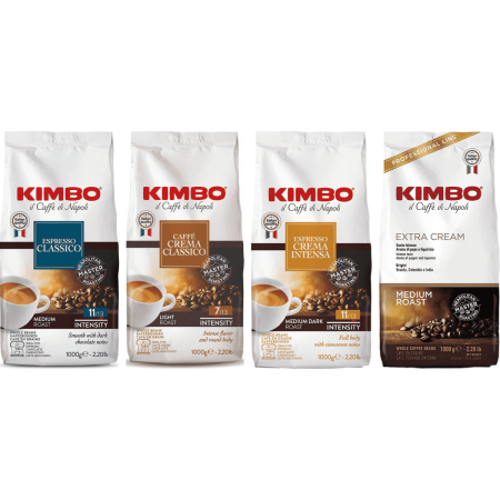 Kimbo Tasting Pack Classic Italian - 4 x 1 kg