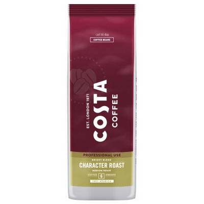 Costa Coffee Character Bright Blend Medium Roast - Coffee Beans - 1 Kilo
