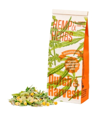 Hemp & Herbs - Hemp & Herbal Tea Blend 40 grams - Dutch Harvest loose tea