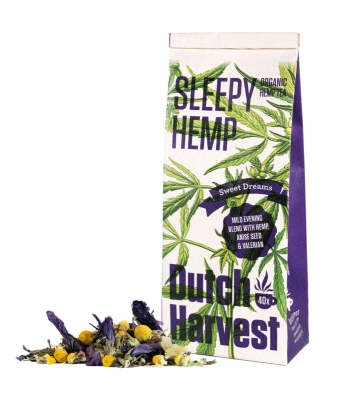 Sleepy Hemp - Hemp & Herbal Tea Blend 40g - Dutch Harvest loose tea