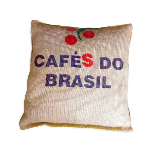 Jute pillow Café du Jour 