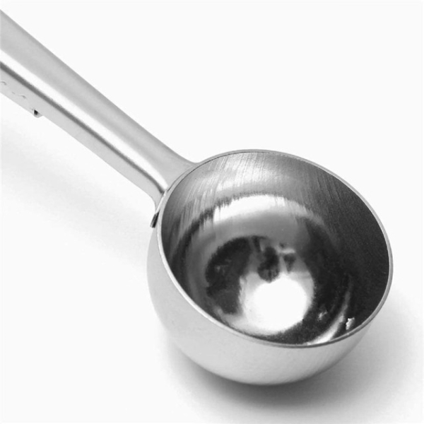 La Cafetière - Coffee measuring spoon and pocket clip - stainless steel